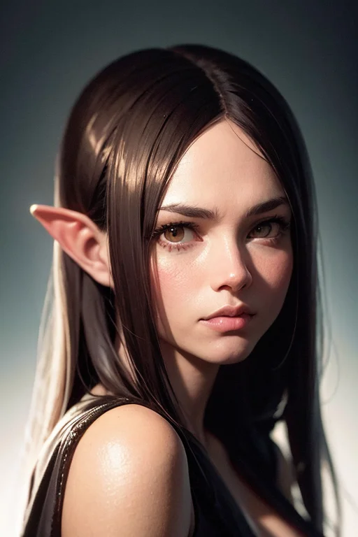 Raw Photo, A Close Up Portrait Photo Of Brutal Gollum, Art O...