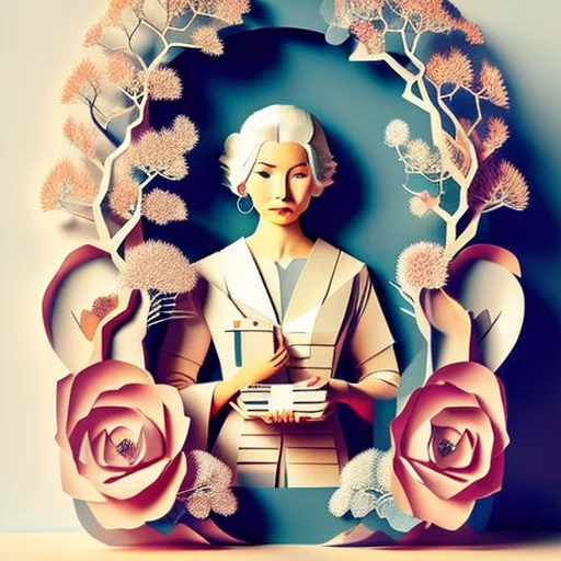 Paperai, Female, Portrait, Blonde, Magazine Cover