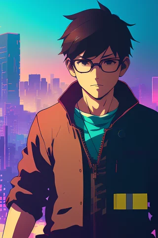 Kuvshinov1.2, Dreamlikeart1, Nvinkpunk1, Facefoward Portrait... — Stable Diffusion AI Prompt: (kuvshinov:1.2), (dreamlikeart:1), (nvinkpunk:1), facefoward portrait of one han...