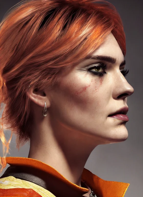 Portrait Of Sks Woman By Flora Borsi, Style By Flora Borsi,...