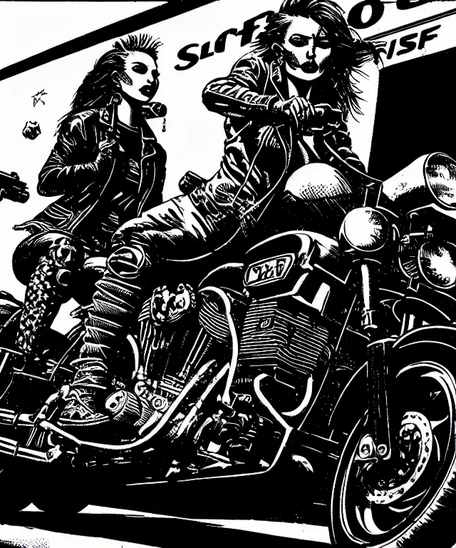 Theoldshadowrunstyles1.0 A Cyberpunk Girl, With Tattoos And...