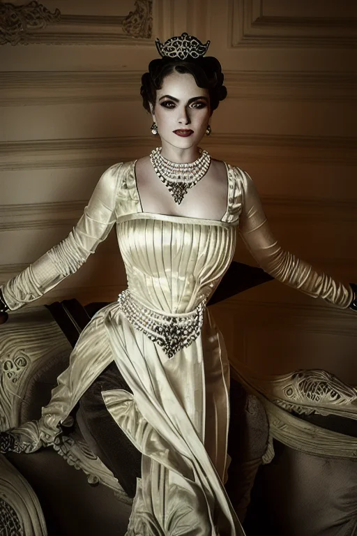 A Stunning Color Portrait Photograph Of A Beautiful Woman St...