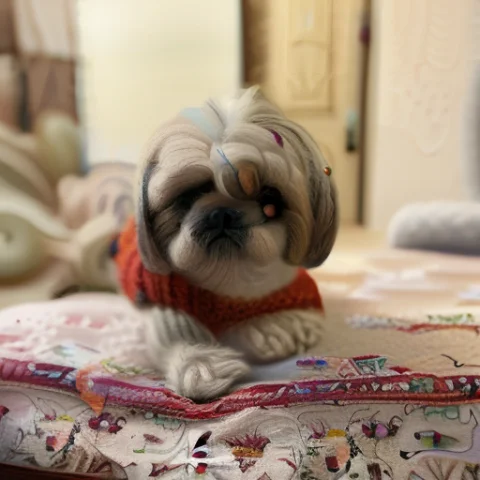 Woolitize Picture Of A Shitzu Dog, Uhd 8k, Instagram Contest... — Stable Diffusion AI Prompt: woolitize picture of a shitzu dog, uhd 8k, instagram contest winner, subtle