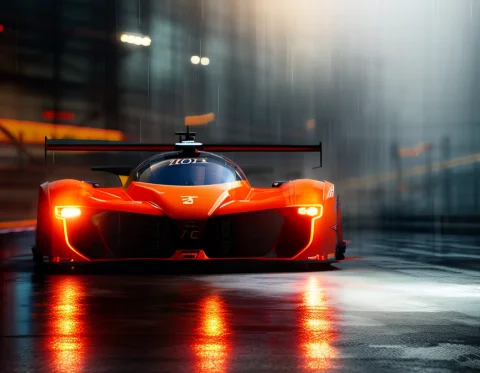 Tuned Jdm Car, Underglow, On Parkinglot, Heavy Raining, Rain... — Stable Diffusion AI Prompt: Tuned jdm car, underglow, on parkinglot, heavy raining, rain, wet windows, raini...