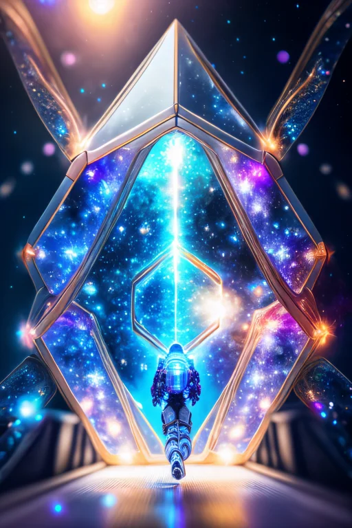 Gorgeous Photo, Stunning Portrait Of Magical Cyborg Eastern...