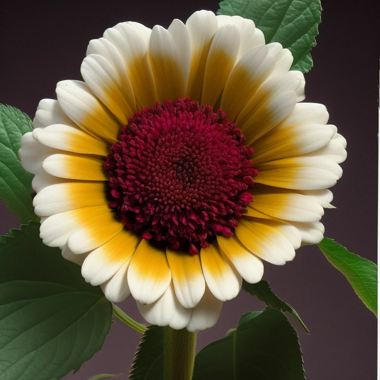 Detailed Zinna Against A Black Backdrop By Martin Johnson He...