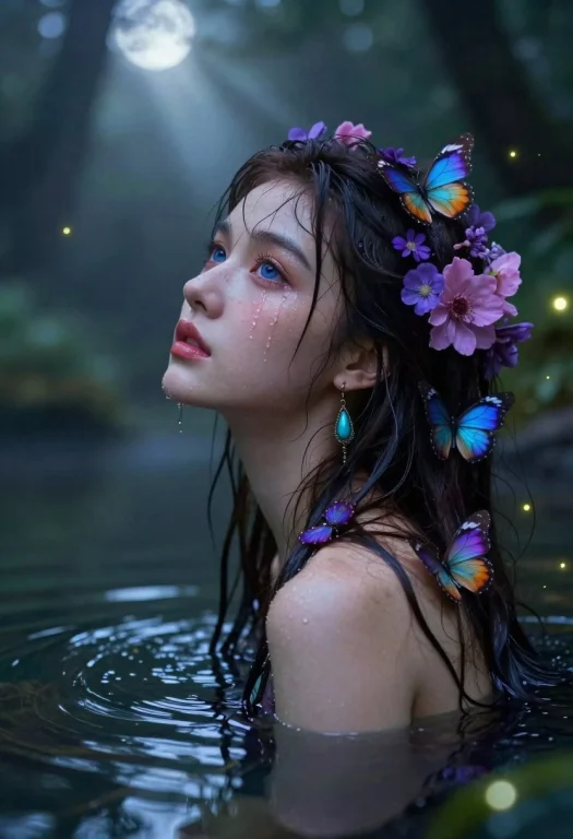 A Luminous, Hyper-detailed Fantasy Portrait Of A Young Woman...