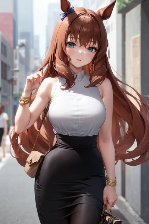 Masterpiece, Best Quality, Maruzensky Umamusume, Black Skirt...