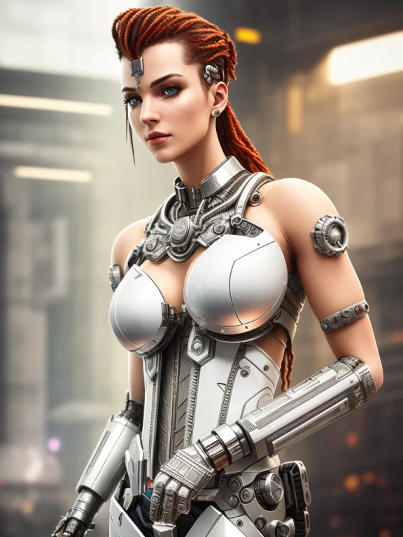 Made Out Of White Metal, Clean Metal, Bulk Metal, Cyborg, Cy...