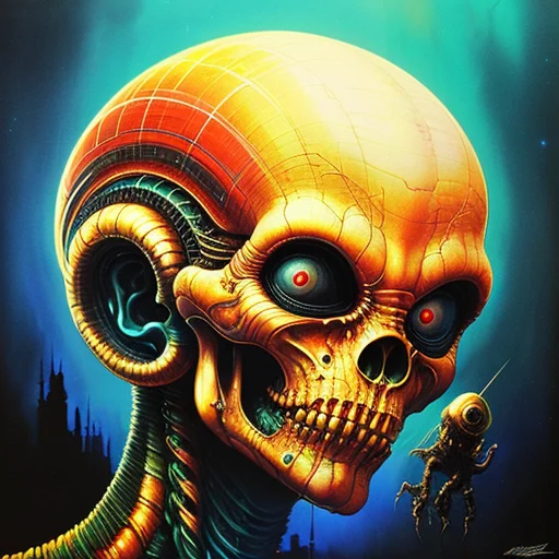 Universal Digital Artwork1 Of Alien, Cinematic, Dramatic, Hy...