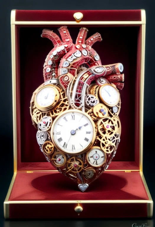Create A Virtual Illustration Of A Human Heart That Is Fully...