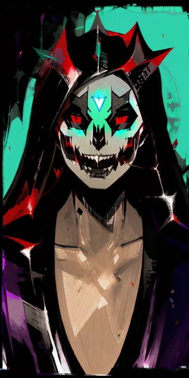 Vampire, Vampire Teeth, Floating Embers, Cyan Color, Loratar...