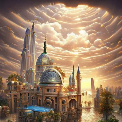 Sidon Style, City Of Progress, Futuristic City, Utopian Worl...