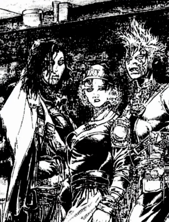 Theoldshadowrunstyles A Punk Bodybuilder Thug, And A Elegant...
