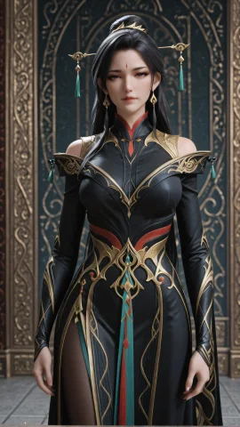 Masterpiece, Best Quality, Good Quality, Highres,solo Jinlin... — Stable Diffusion AI Prompt: masterpiece, best quality, good quality, highres,solo jinling,black hair, hair b...
