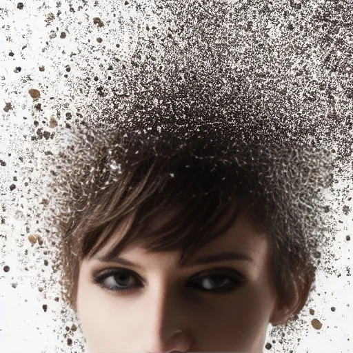 Photo Of Beautiful Woman, Dispersion Effect, 8k,4k,highres,m...