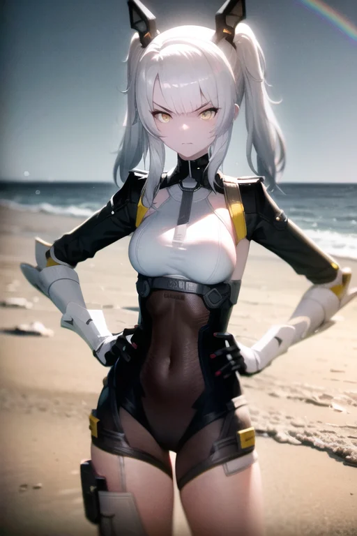 Absurdres, Karenina 1girl,beautiful Yellow Eyes, Pigtails, A...