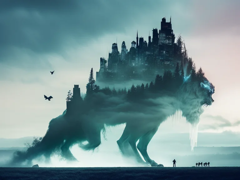 Terrifying Monster, Horror Dark Background, Dblx