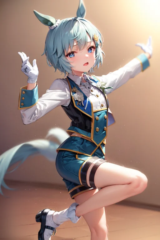 Masterpiece, Best Quality, Seiun Sky Umamusume, White Gloves...