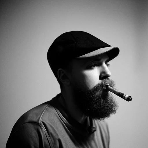 Photo Of Papichperson, Long Thick Beard, Smoking Pipe, Weari...