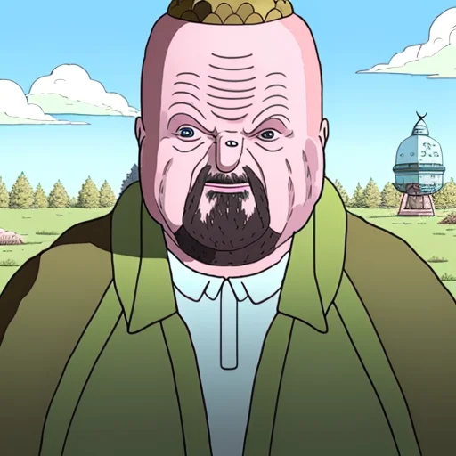 Shkya Person, Walter White From Breaking Bad, In The Style O...