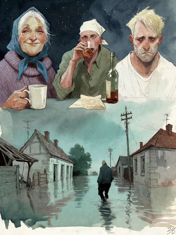 Bradhamel Art Style. A Triptych Of Three Distinct Close-up P...