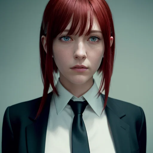 1girl, Solo, Modern Office, Cowboy Shot, White Shirt, Collar...