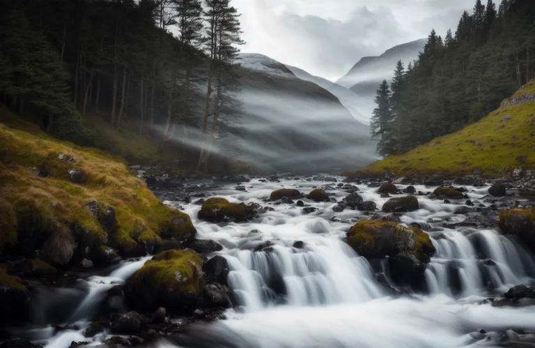 Award Winning Photo Of A Beautiful Landscape, Style-kilt, Ip...