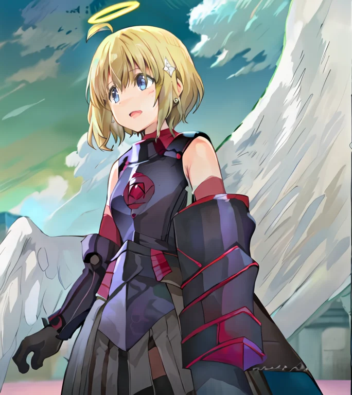 Angel Wing, Bomaple Angel Form1.1 Aniscreen, Cowboy Shot Sol...