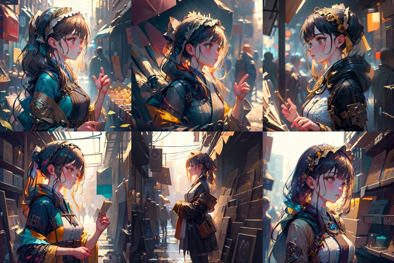 1girl, Loraadamsartworkstylev011, Extremely Detailed Cg Unit...