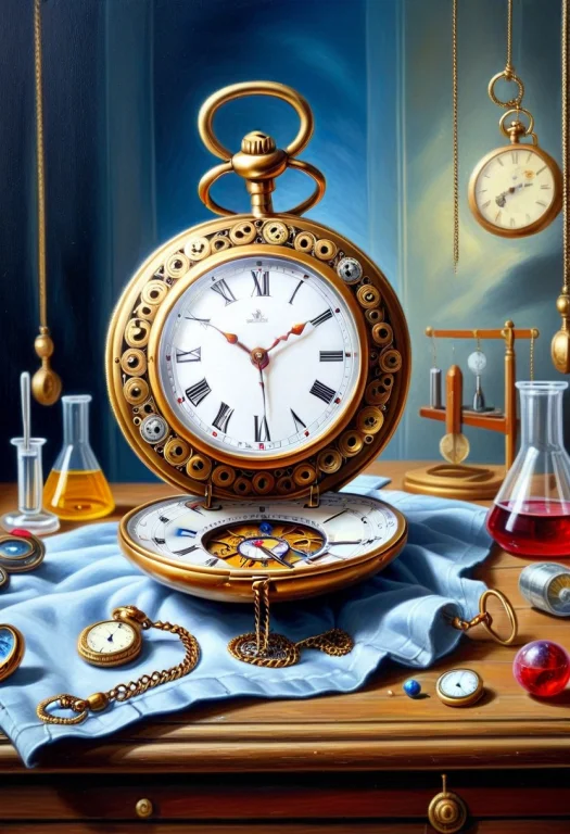 Masterpiece, Best Quality, Absurdres, No Humans, Pocket Watc...