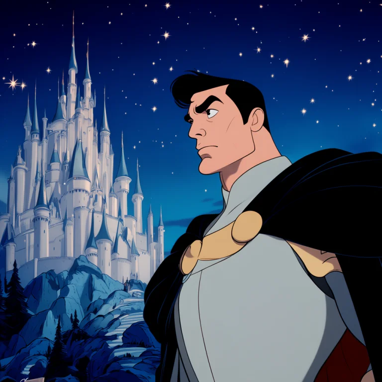 Disney Mid-century Animation, The Image Shows A Man Standing...