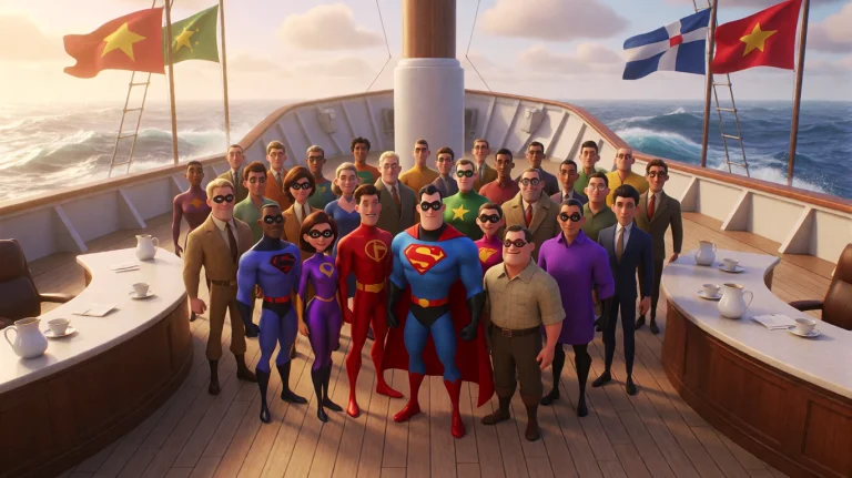 Incrdbls22018, A Diverse Group Of Animated Figures, Many In...