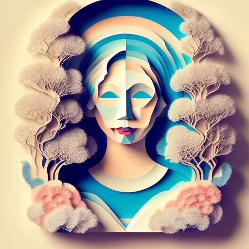 Paperai, The Face Of A Female, Portrait, Magazine Cover, Bea...