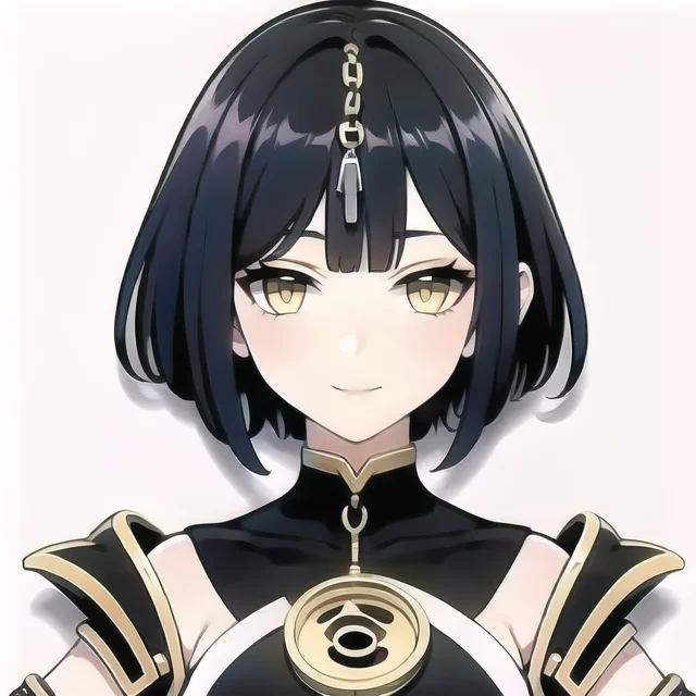 Datou,white Background,solo,upper Body,shiny1.3,smile, 1girl...