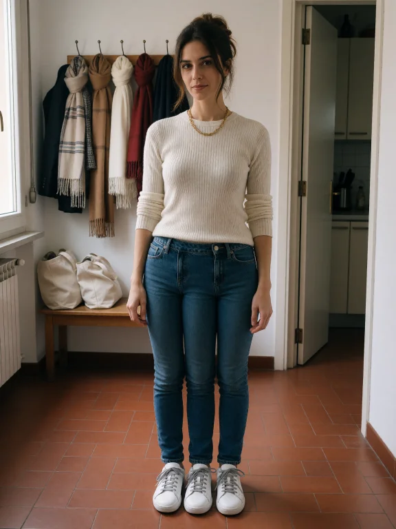 Giulia, An Italian Three-legged Woman With Olive-fair Skin,...