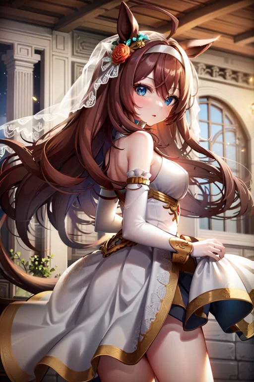 Masterpiece, Best Quality, Mihono Bourbon Umamusume, Wedding...
