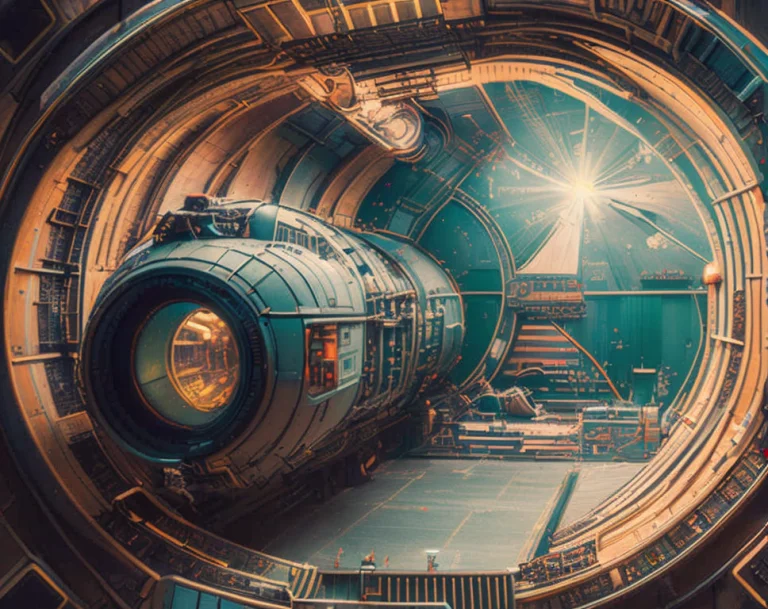 Photo Of Jovianskyship1.5 Airlock1, Raw, Analog Style, Cinem...