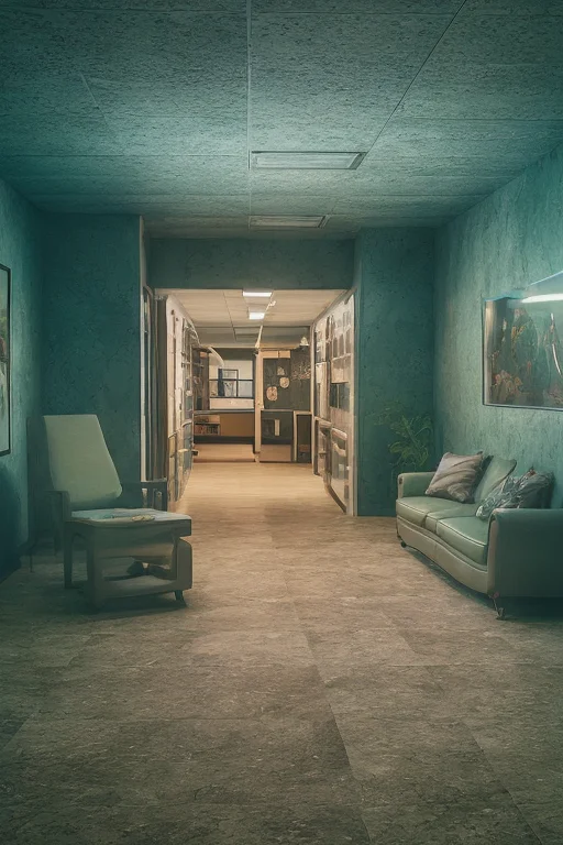 Backrooms, In Space, Liminal Spaces, Photorealistic, Sharp F...