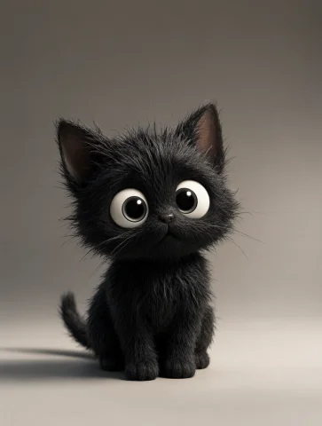 A Gorgeous Cinematic 3d Stop-motion Animation Movie Still Of... — Stable Diffusion AI Prompt: A gorgeous cinematic 3D stop-motion animation movie still of a whimsical animal...