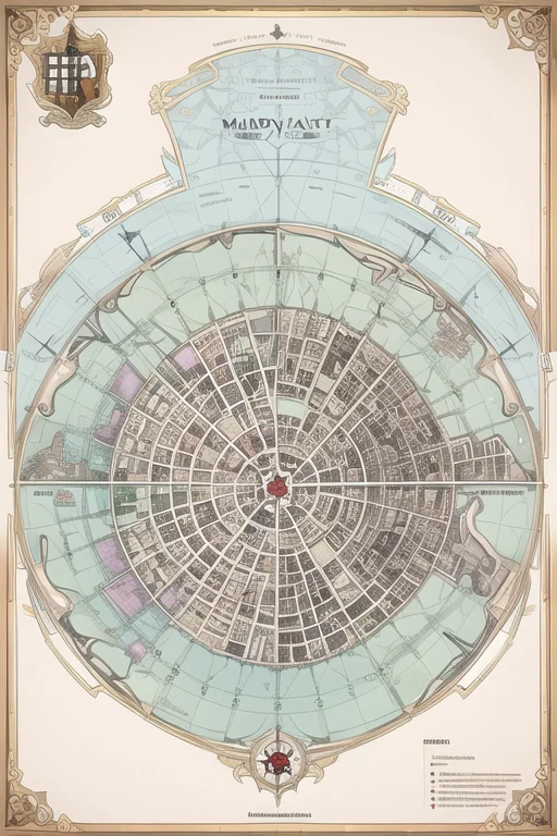 Mediaval City Map