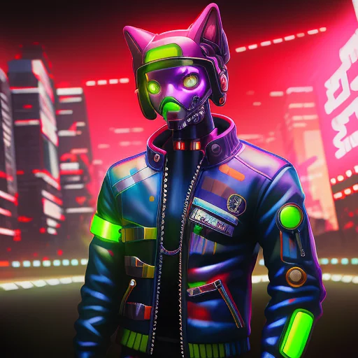 Movie Still Of A Dog Wearing Cool Jacket At Restaurant.cyber...