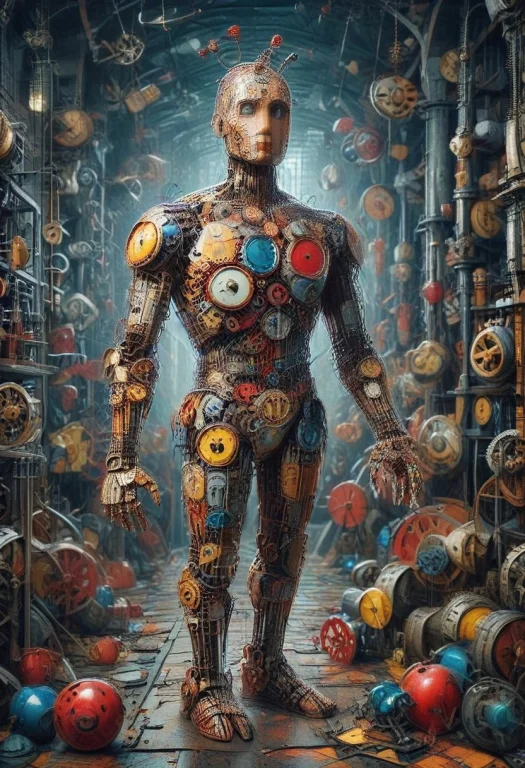Cubism, Forms To Cylinders And Cones. Mechanical Period Feat...