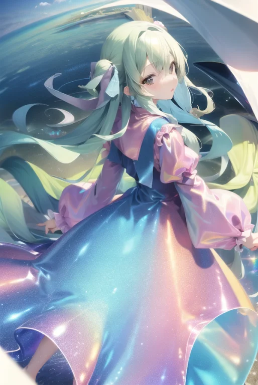 Best Quality,ultra High Res,1girl, Long Dress,puffy Long Sle...
