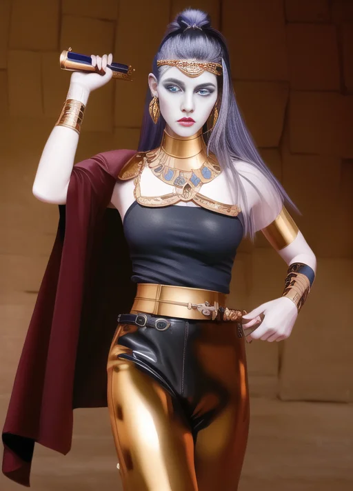 Megaera Hades, Masterpiece, Best Quality, Cowboy Shot, 1girl...