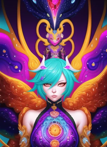 Honkai Impact1.2, Bronya, Art By Leonid Afremov0.9 And Alex... — Stable Diffusion AI Prompt: (Honkai Impact:1.2), Bronya, art by (Leonid Afremov:0.9) and (Alex Grey:1) and (...