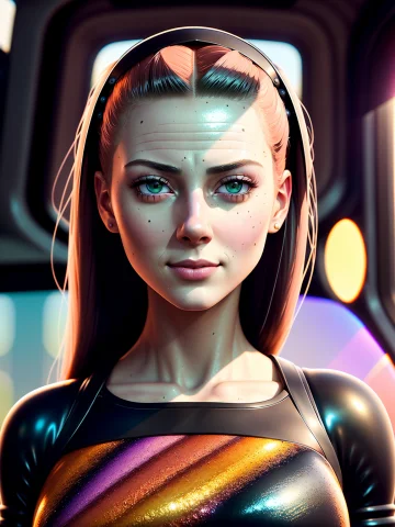 Young Summer Smith From Rick And Morty, White Skin, Blush, C... — Stable Diffusion AI Prompt: young Summer Smith from Rick and morty, white skin, blush, (cheeky smile), orang...