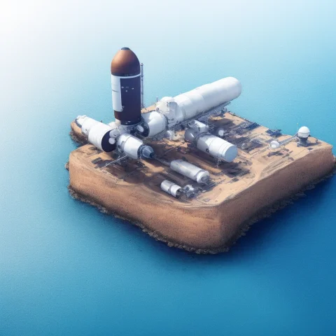 An Isometric Microworld Of A Space Station-, Realistic, Spac... — Stable Diffusion AI Prompt: An isometric (microworld)+ of a (Space Station)-, realistic, [Space shuttle, Lak...