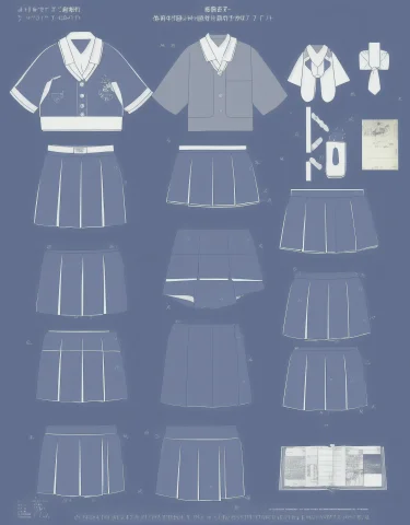 Planit Paxst Chst A Patent Diagram Of A Highly Complicated S... — Stable Diffusion AI Prompt: PlanIt paxst chst a patent diagram of a highly complicated school uniform. Dimen...