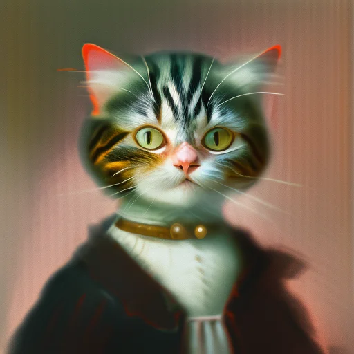 A Portrait Of A Cat